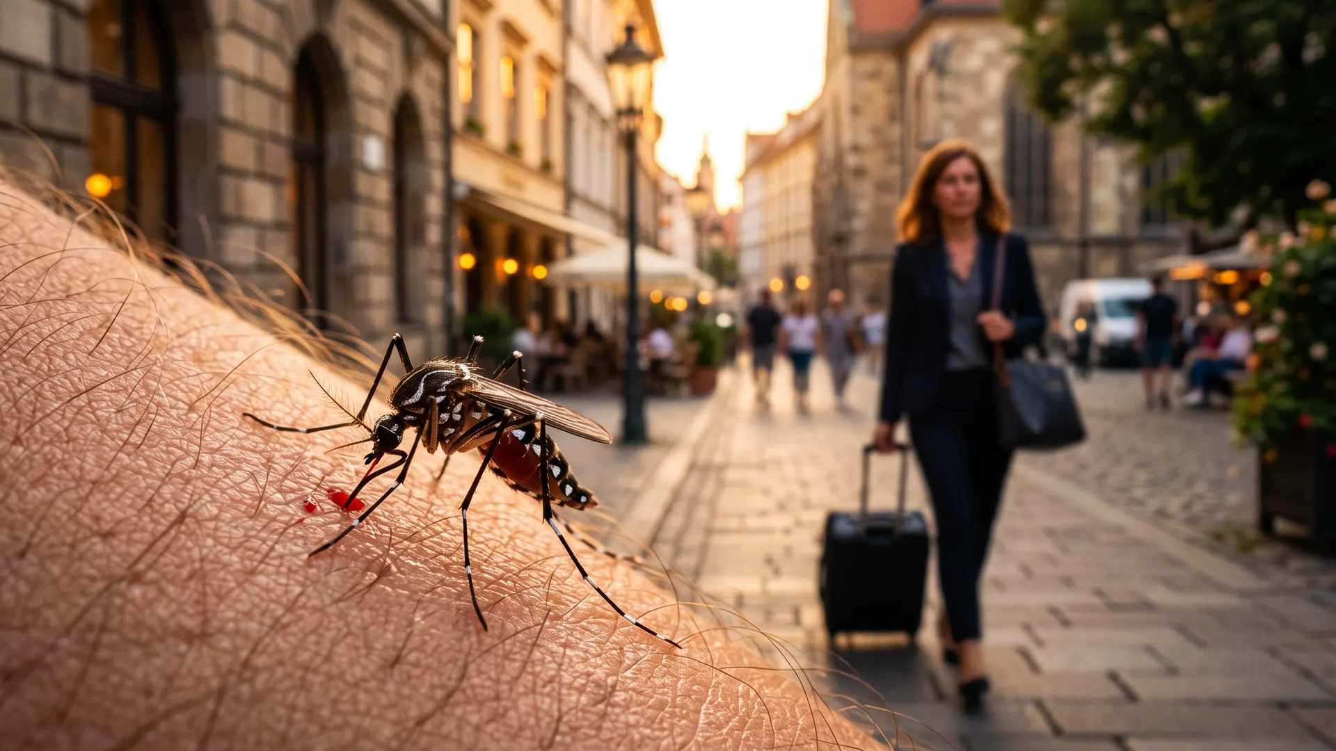 Mosquito-borne disease risk map for corporate business travel destinations in 2026